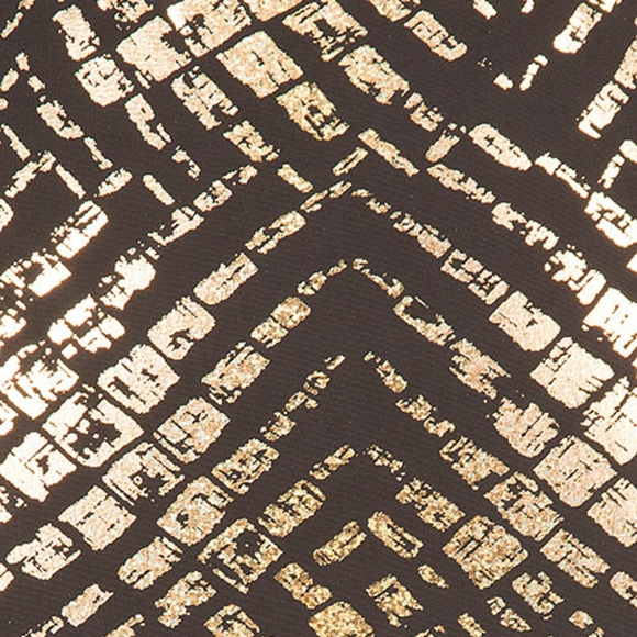 Black & Gold Mini Skirt - Picture 3 of 4